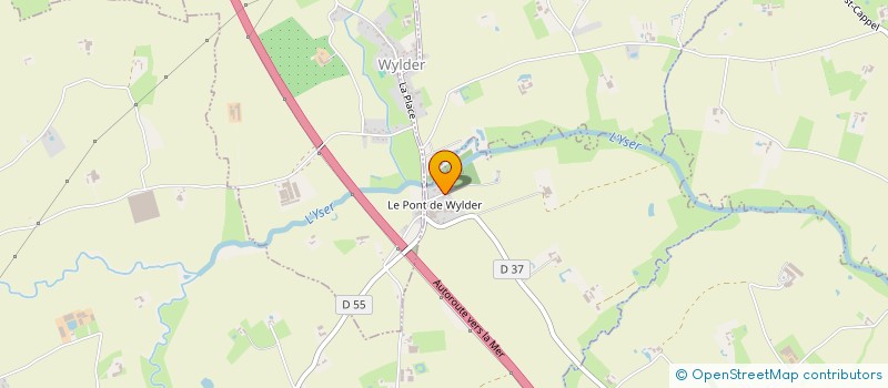 localisation de l'entreprise TIT'HOME  WORMHOUT