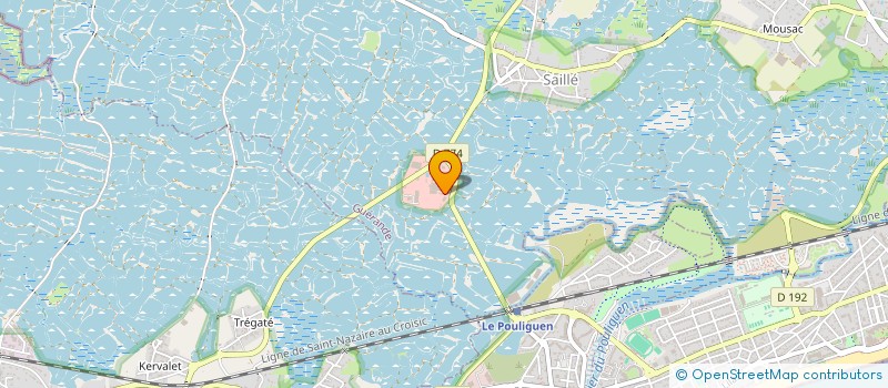 localisation de l'entreprise TITAEL à GUERANDE