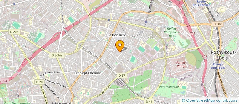 localisation de l'entreprise TITAH à MONTREUIL