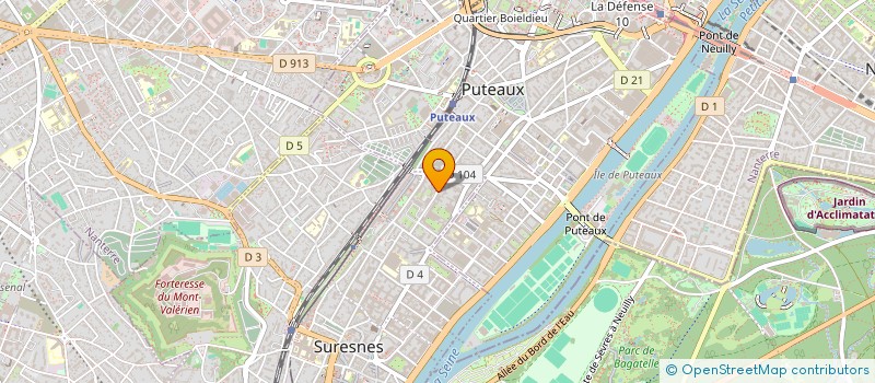 localisation de l'entreprise TITALIA à SURESNES