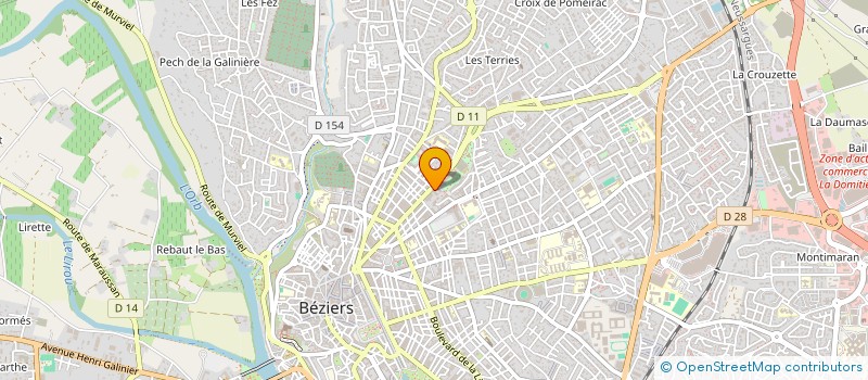 localisation de l'entreprise TITALOCASS à BEZIERS