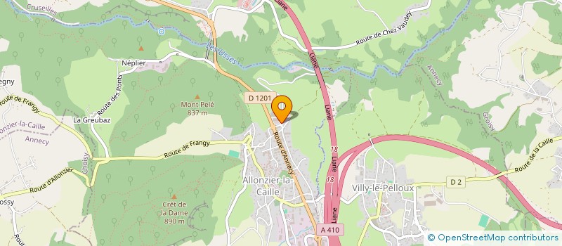 localisation de l'entreprise TITAMDIS  ALLONZIER-LA-CAILLE