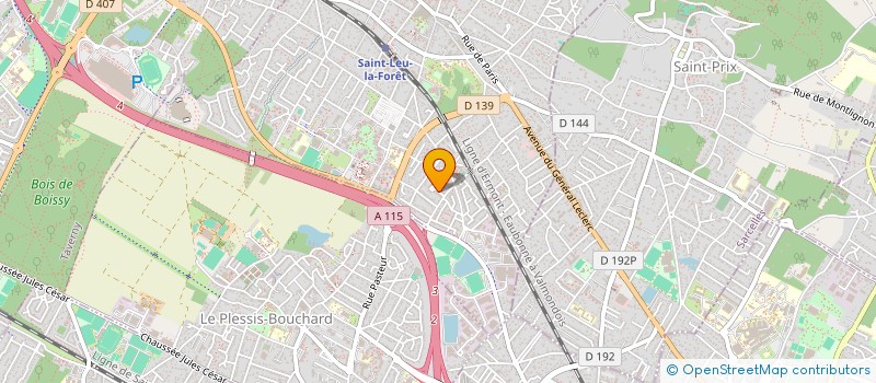 localisation de l'entreprise TITAN à SAINT-LEU-LA-FORET