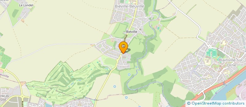 localisation de l'entreprise TITAN  BIEVILLE-BEUVILLE