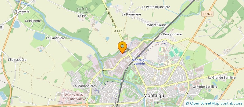 localisation de l'entreprise TITAN à MONTAIGU-VENDEE
