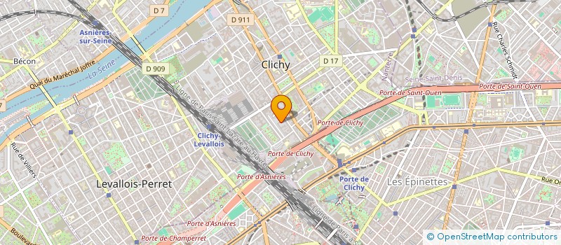 localisation de l'entreprise TITAN à CLICHY