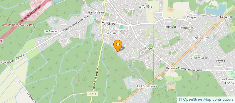 localisation de l'entreprise TITAN  CESTAS