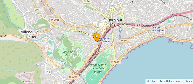 localisation de l'entreprise TITAN  CAGNES-SUR-MER