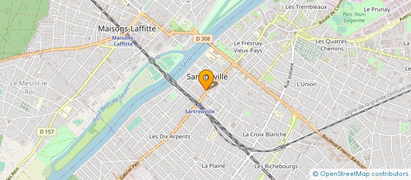 localisation de l'entreprise TITAN AUTO PARIS à SARTROUVILLE