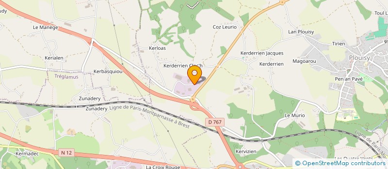 localisation de l'entreprise TITAN CHAUDRONNERIE  PLOUISY