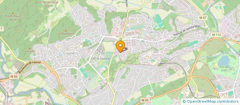 localisation de l'entreprise TITAN CP  JACOU