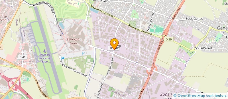 localisation de l'entreprise TITAN EUROSOL à CHASSIEU
