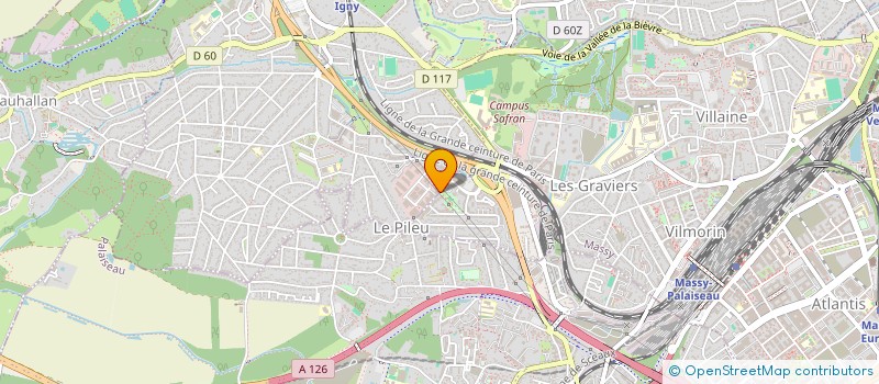 localisation de l'entreprise TITAN INTERIM 92 à MASSY