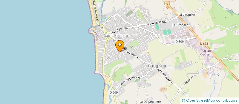 localisation de l'entreprise TITAN INVESTCO 8  SAINT-PAIR-SUR-MER