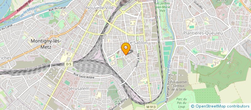 localisation de l'entreprise TITAN INVESTISSEMENTS ET CONSEILS  METZ