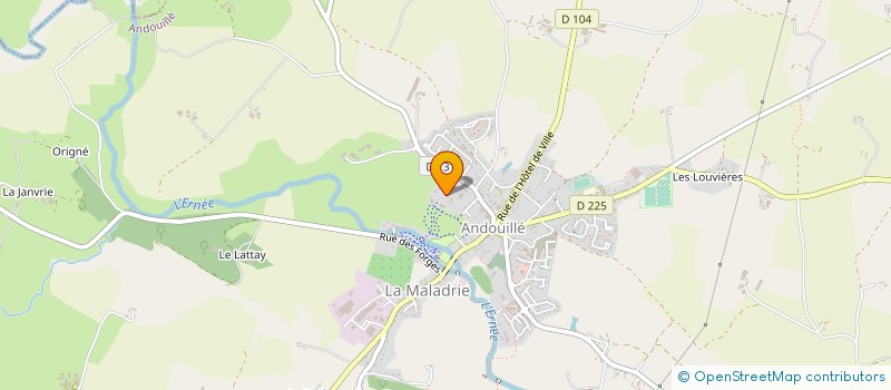localisation de l'entreprise TITAN SOLUTIONS SERVICES à ANDOUILLE