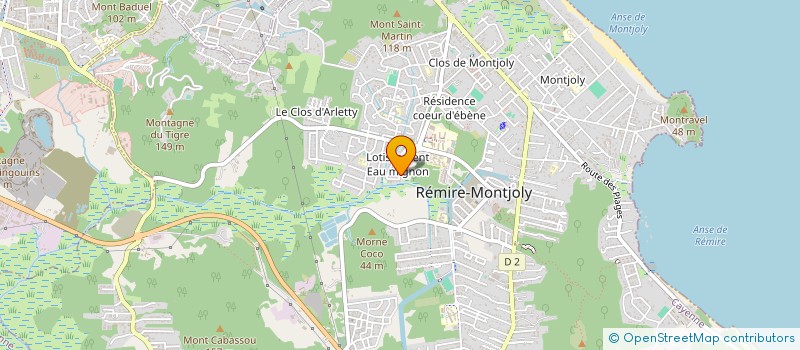 localisation de l'entreprise TITANE INN  REMIRE-MONTJOLY