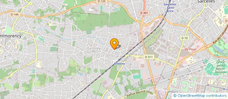 localisation de l'entreprise TITANIA à GROSLAY