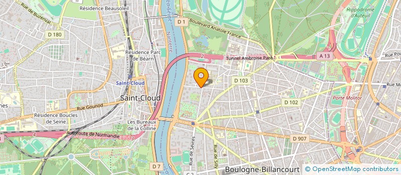 localisation de l'entreprise TITANIA  BOULOGNE-BILLANCOURT