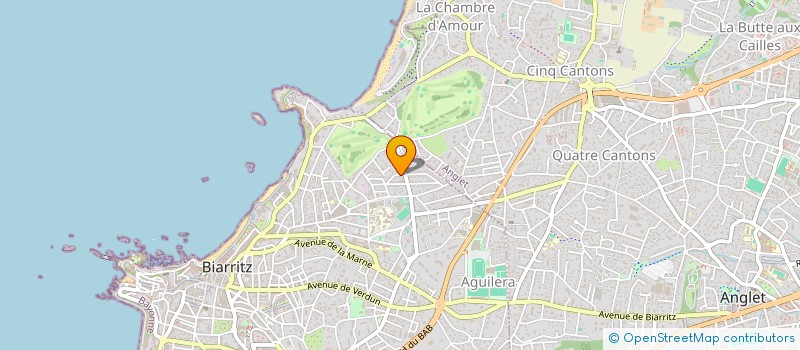 localisation de l'entreprise TITANIA MIRAMAR à BIARRITZ