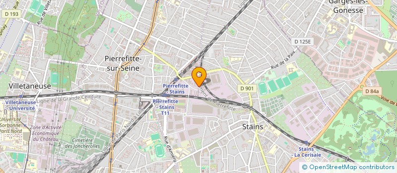localisation de l'entreprise TITANIC à PIERREFITTE-SUR-SEINE