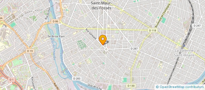 localisation de l'entreprise TITANICK à SAINT-MAUR-DES-FOSSES
