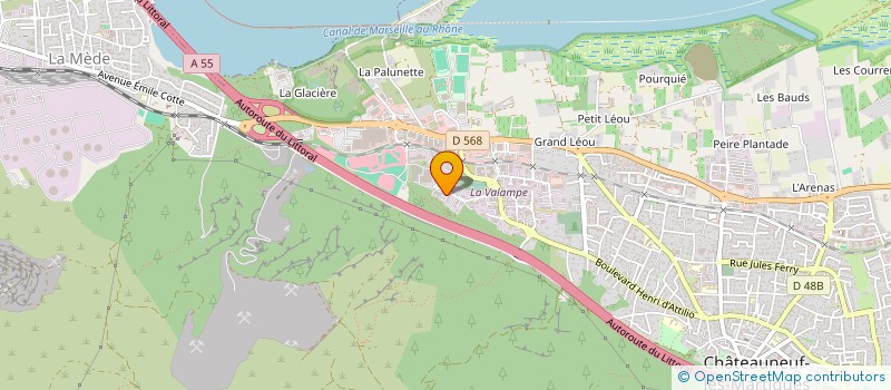 localisation de l'entreprise TITANIUM à CHATEAUNEUF-LES-MARTIGUES