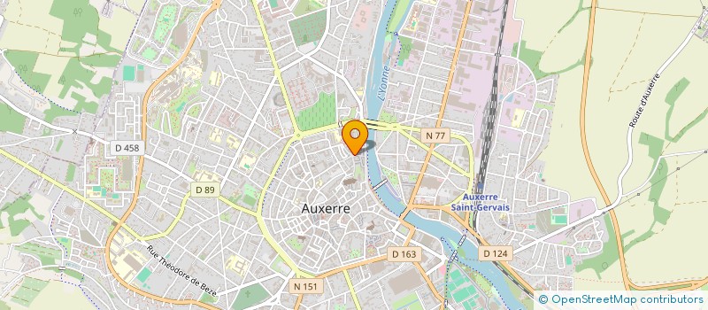 localisation de l'entreprise TITANIUM 777 à AUXERRE