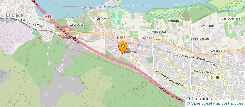 localisation de l'entreprise TITANIUM AFFRETEMENT à CHATEAUNEUF-LES-MARTIGUES