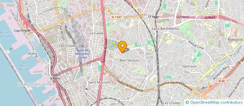 localisation de l'entreprise TITANIUM SECURITE à MARSEILLE