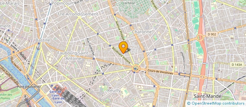 localisation de l'entreprise TITEA ASCENSEURS à PARIS