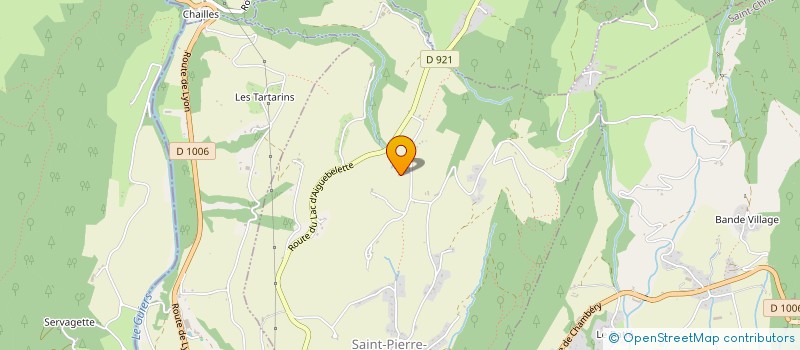 localisation de l'entreprise TITELLUS  SAINT-PIERRE-DE-GENEBROZ