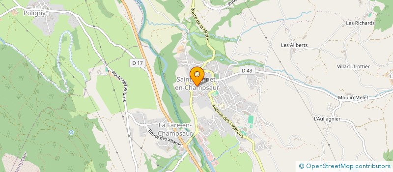 localisation de l'entreprise TITEMP  SAINT-BONNET-EN-CHAMPSAUR