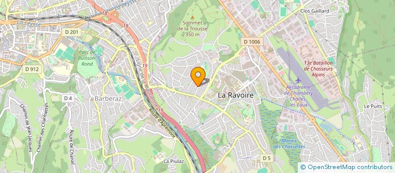 localisation de l'entreprise TITHANO  LA RAVOIRE