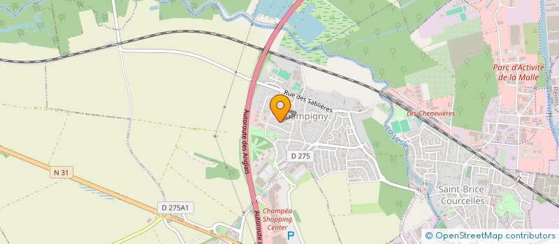 localisation de l'entreprise TITI MOUTINHO à CHAMPIGNY
