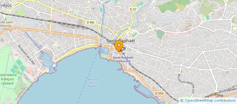 localisation de l'entreprise TITI'S PIZZA  SAINT-RAPHAEL