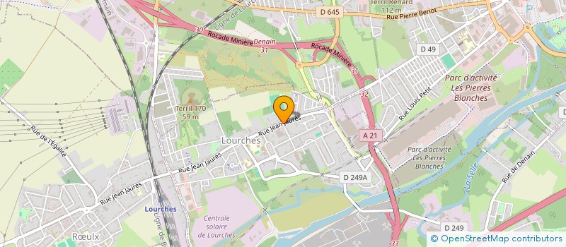 localisation de l'entreprise TITIANDRE  LOURCHES