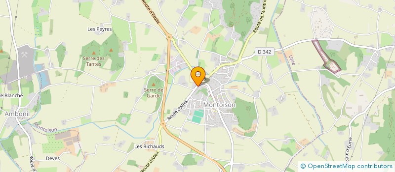 localisation de l'entreprise TITIE  MONTOISON