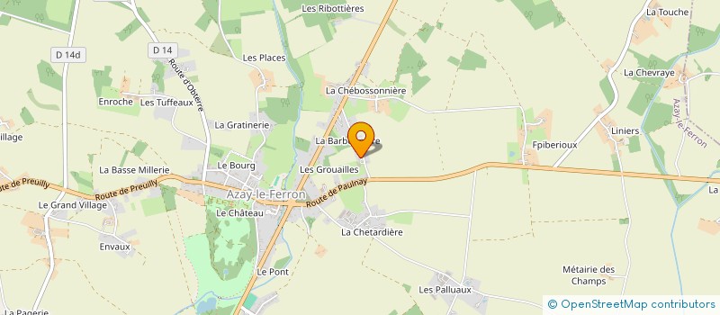 localisation de l'entreprise TITIE PARIS à AZAY-LE-FERRON