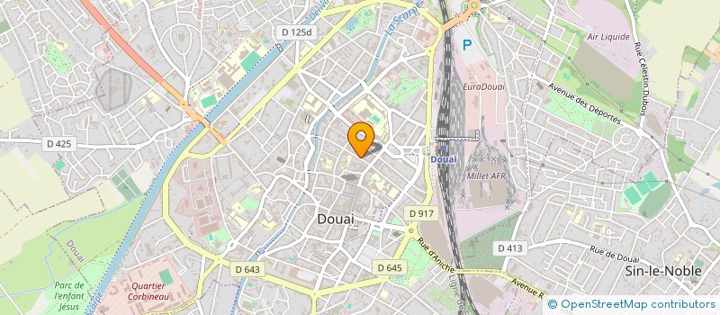 localisation de l'entreprise TITIFLO à DOUAI