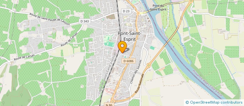 localisation de l'entreprise TITIPIN'S  PONT-SAINT-ESPRIT