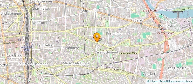 localisation de l'entreprise TITIS à VILLEURBANNE