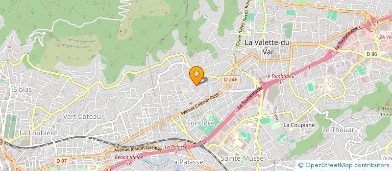 localisation de l'entreprise TITITOTOFITO  TOULON