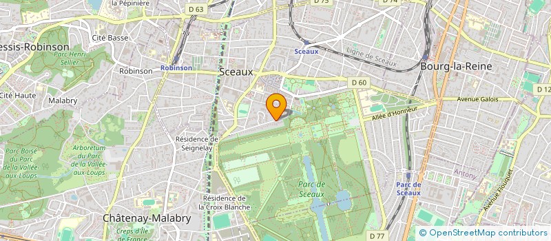 localisation de l'entreprise TITLI SARL à SCEAUX