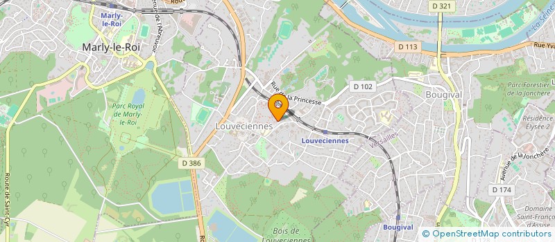 localisation de l'entreprise TITO ROCHA SAS  LOUVECIENNES