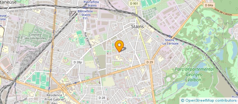 localisation de l'entreprise TITO TRANSPORTS à STAINS