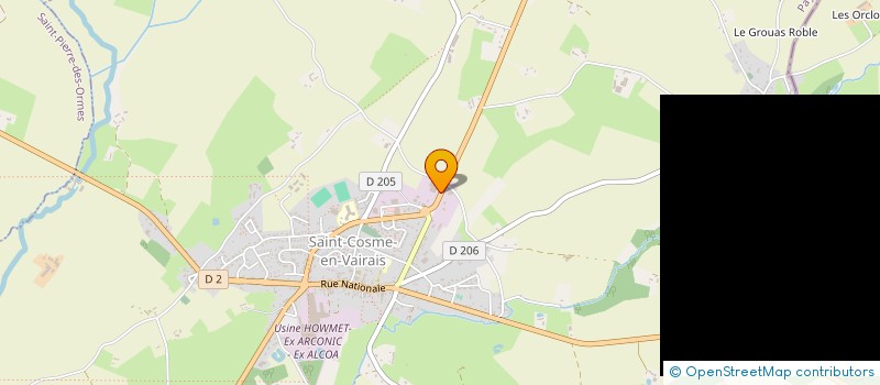localisation de l'entreprise TITOC  SAINT-COSME-EN-VAIRAIS