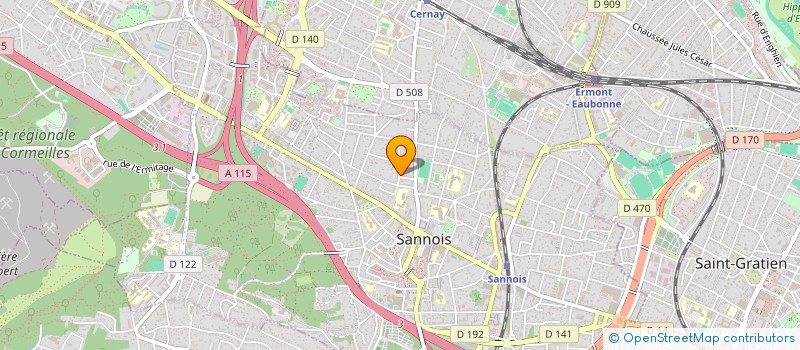localisation de l'entreprise TITOLO ELECTRICITE à SANNOIS