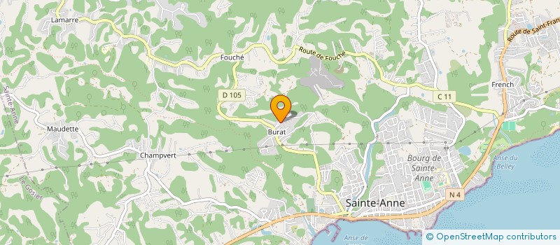 localisation de l'entreprise TITOM COM  SAINTE-ANNE