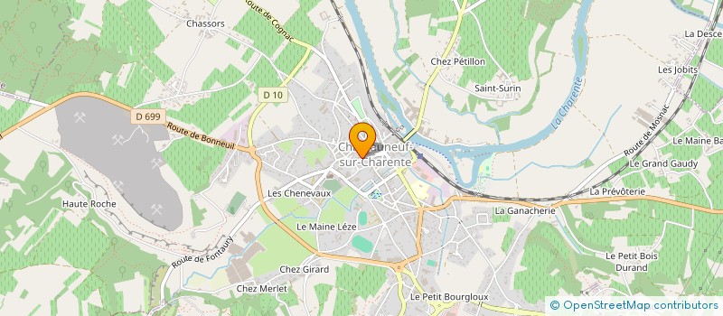 localisation de l'entreprise TITOM PLUS à CHATEAUNEUF-SUR-CHARENTE